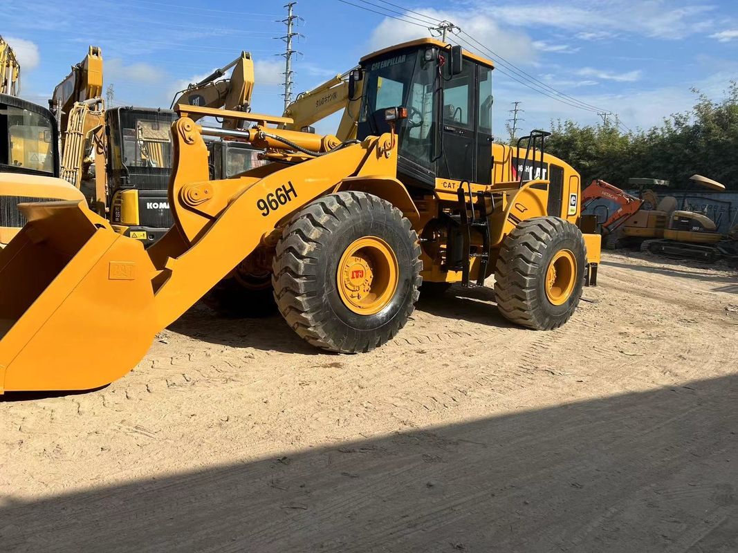 6 t gebrauchtes Ladegerät CAT966H gebrauchtes Raupen 966 Radlader gebrauchtes Baggerzug