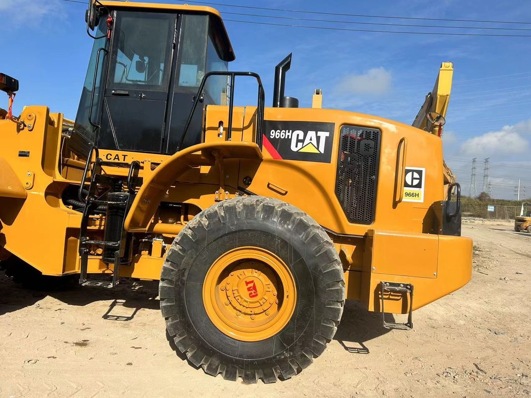 6 t gebrauchtes Ladegerät CAT966H gebrauchtes Raupen 966 Radlader gebrauchtes Baggerzug