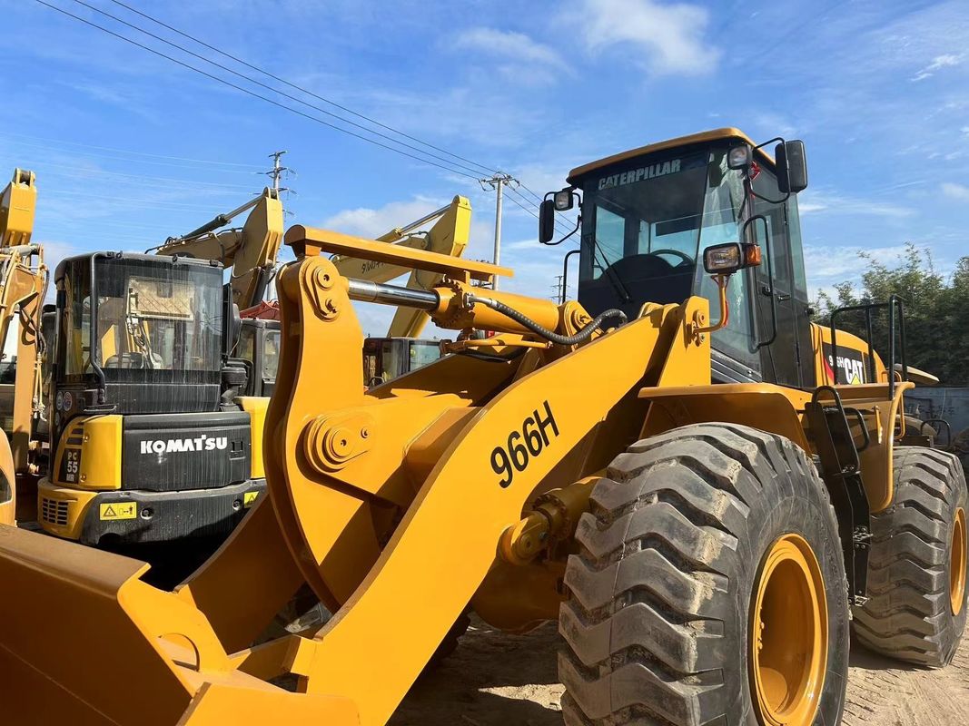 6 t gebrauchtes Ladegerät CAT966H gebrauchtes Raupen 966 Radlader gebrauchtes Baggerzug