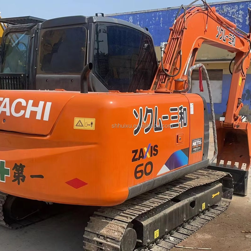 6000KG Zx60 Gebrauchtes Hitachi Bagger Originalfarbe Gebrauchtes Hitachi Mini Bagger