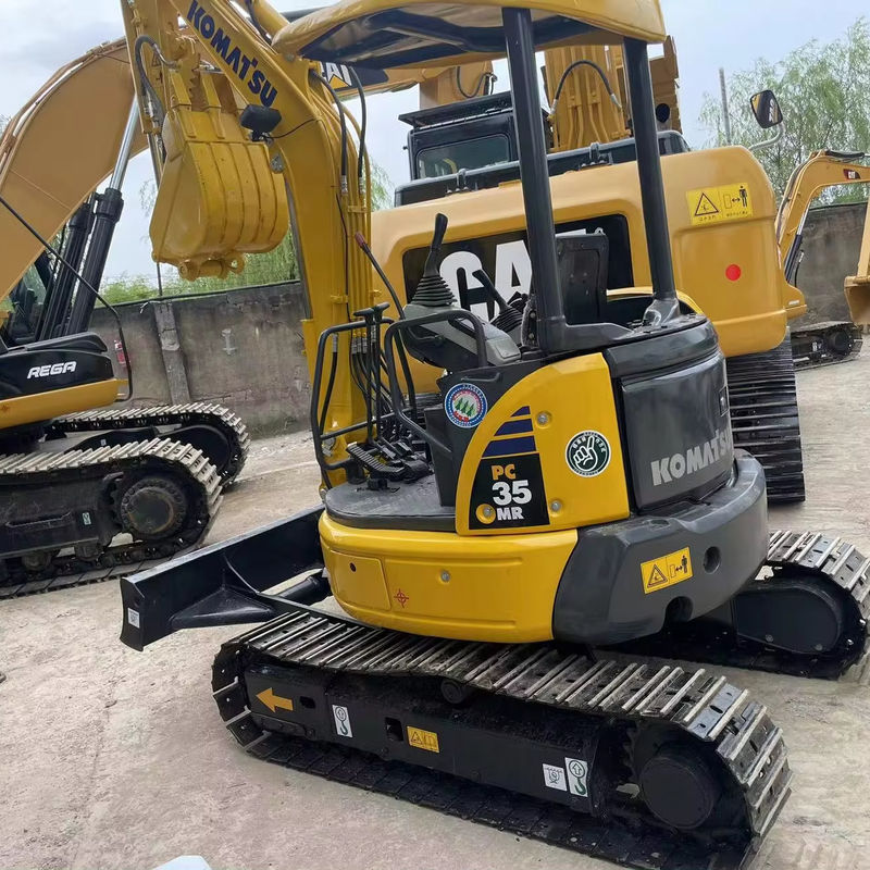 Gebrauchtes Komatsu PC35MR Minibagger Baumaschine Mini-Crawler Bagger verwendet komatsupc35 heiß verkaufen