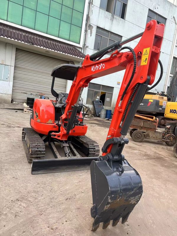 0.15m3 Eimer Rot Farbe Mini Gebraucht Bagger Kubota U35 Gebraucht Mini Bagger