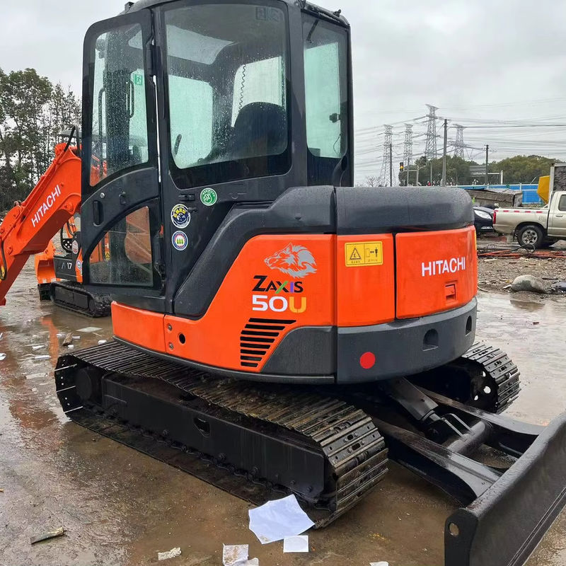 5500kg Gebrauchtes Minibagger Hitachi Zx50u Gebrauchtbagger Originalfarbe