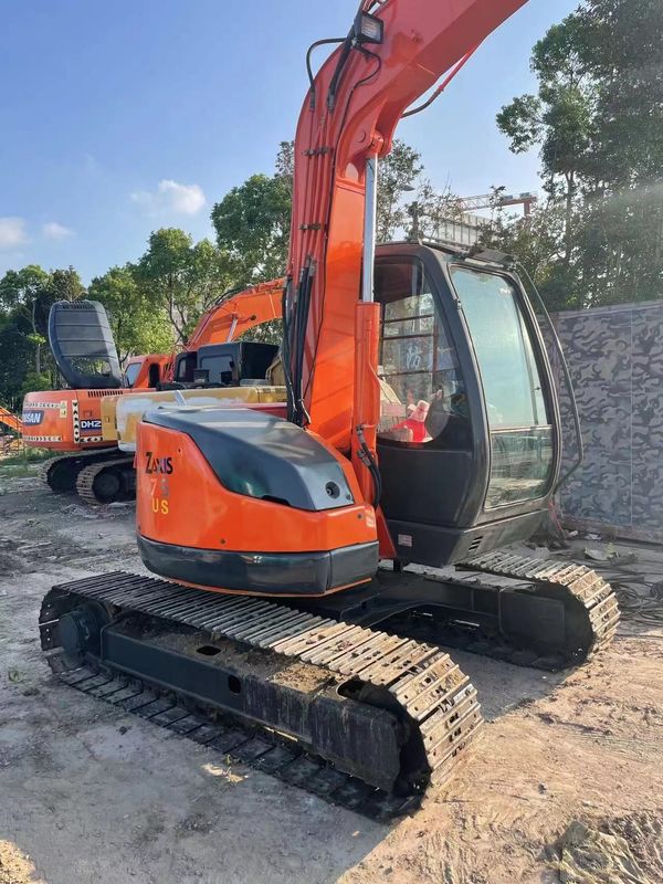 7.1 Tonnen Gebraucht Original Hitachi Zx70 Zx75 Minibagger 0,33m3