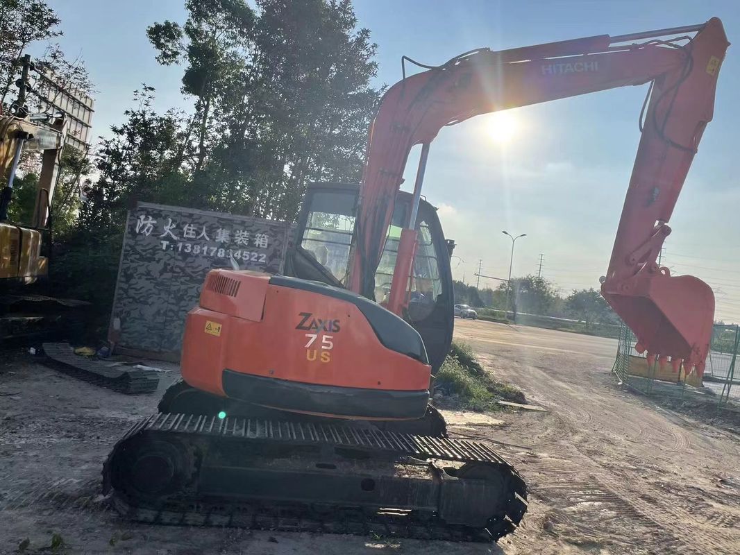 7.1 Tonnen Gebraucht Original Hitachi Zx70 Zx75 Minibagger 0,33m3