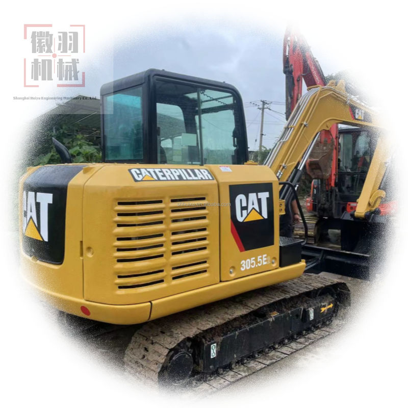 Neues Modell Gebrauchtes Bagger CAT 305.5 CAT 305.5E2 Minibagger zum Verkauf