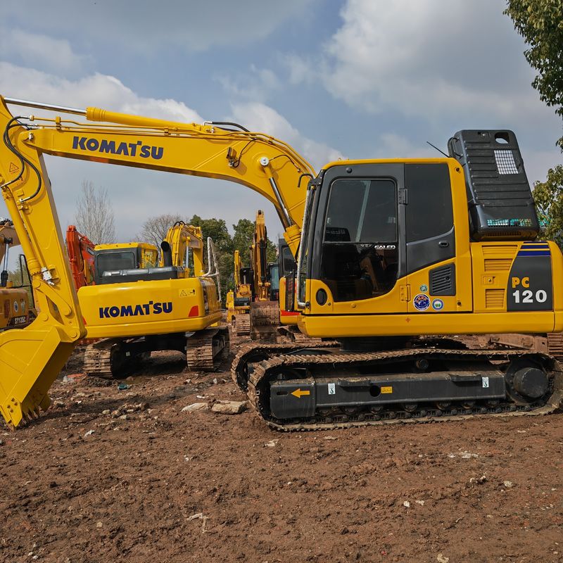 Originalfarbe gebrauchtes Komatsu Bagger Komatsu pc120/Zweithand niedriger Preis Bagger komatsu pc120