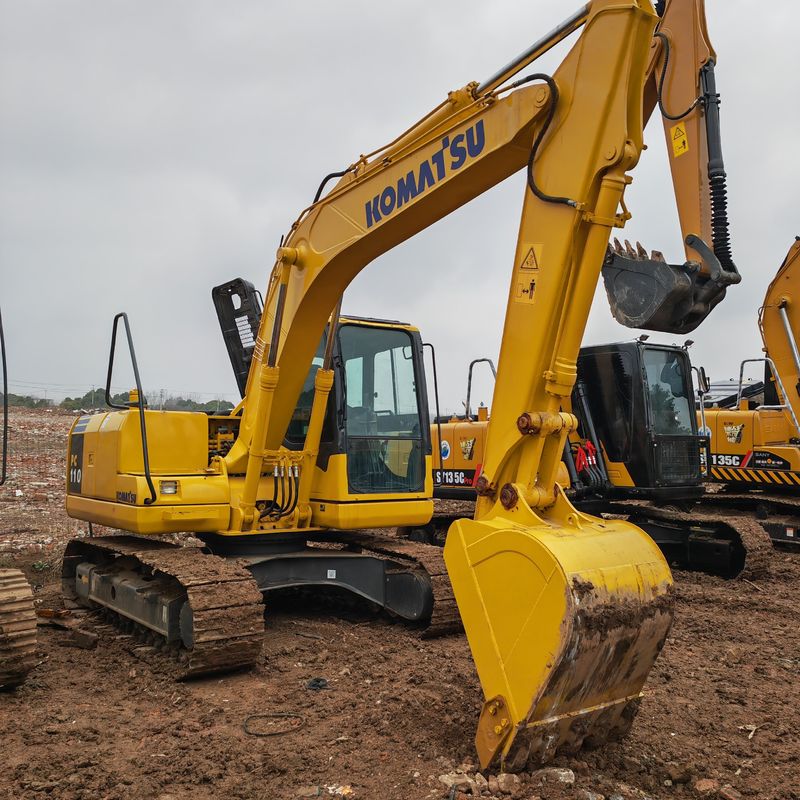 Originalfarbe Gebraucht Komatsu pc110/Hydraulischer Crawler Bagger Gebraucht komatsu pc110 zum Verkauf