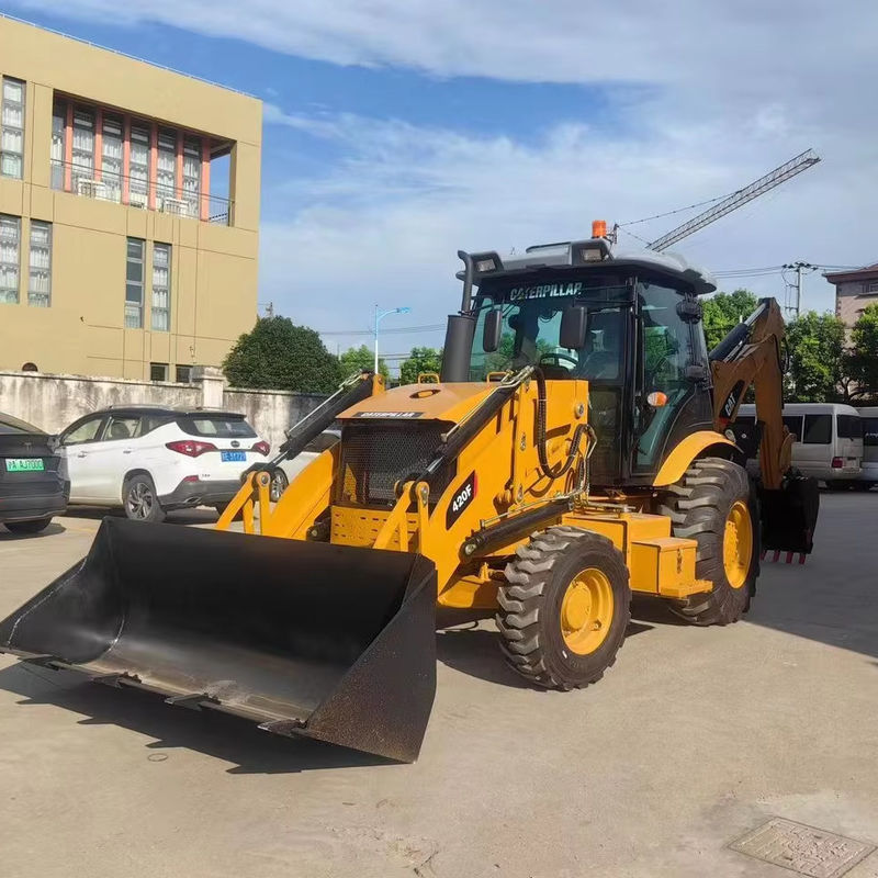 Gebrauchtes Baggermaschine Caterpillar CAT420F Straßenmalmaschine/ gebraucht japanischer Traktor Straßenmaschinenmotor in gutem Zustand