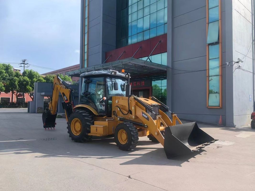 Gebrauchtes Baggermaschine Caterpillar CAT420F Straßenmalmaschine/ gebraucht japanischer Traktor Straßenmaschinenmotor in gutem Zustand