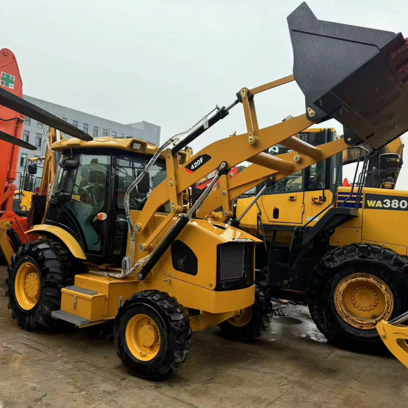 Gebrauchtes Baggerladen Caterpillar CAT420F Baggerladen cat 420f/ Gebraucht Japan Baggermotor in gutem Zustand
