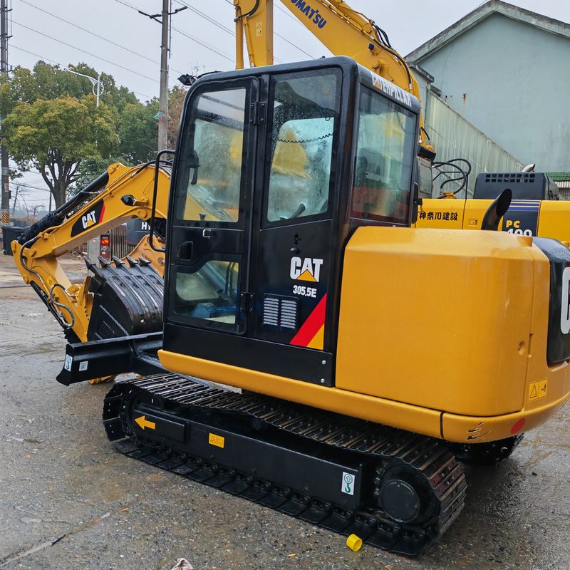 Gebrauchtmaschinen für den Bau von Maschinen und Anlagen CAT 305.5E 5 Tonnen Gebrauchtbagger aus China