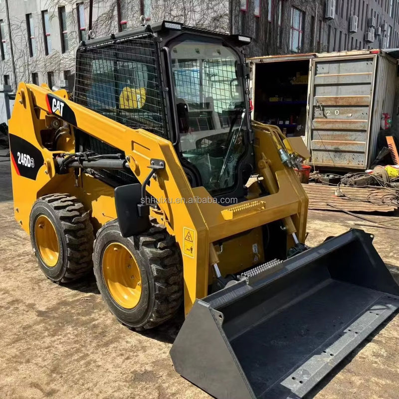 Gebrauchtes Rutschmaschine CAT 246D3 Caterpillar Radbagger Japan Originalradbagger
