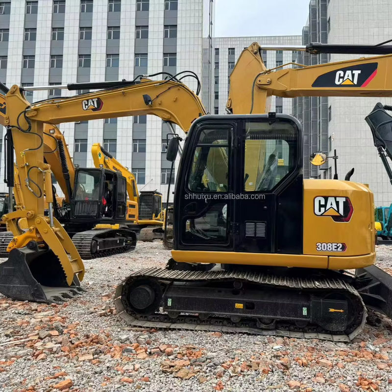 Gelbfarbener Hochleistungsgraber Cat308e/Zweithandbagger Cat308e zum Verkauf