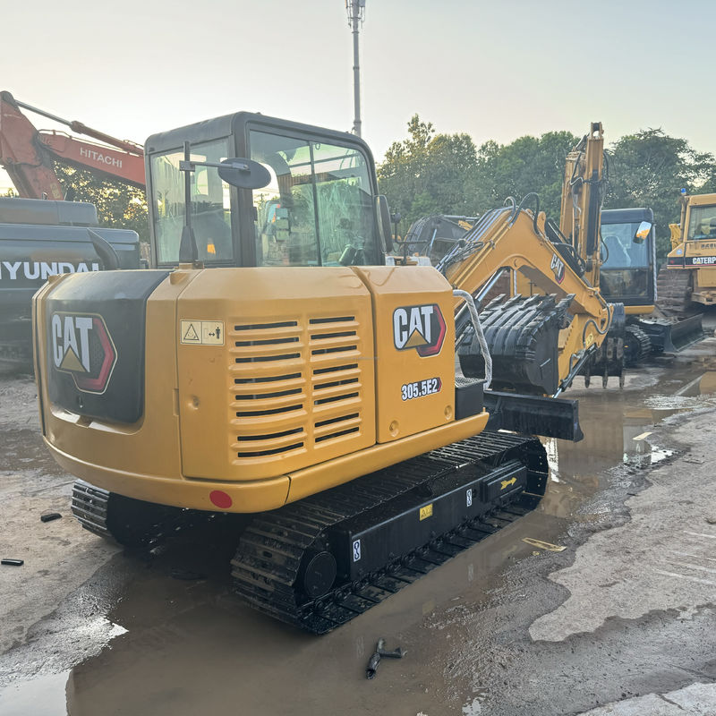 gebrauchte Bagger cat305.5e/sekunde Hand gelbe Farbe gebrauchte Crawler cat 305.5e zum Verkauf