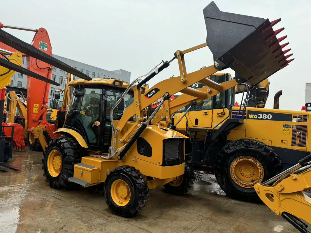 Gebrauchte Baumaschinen cat 420f/ Originalfarbe günstiger Preis cat 420f zum Verkauf