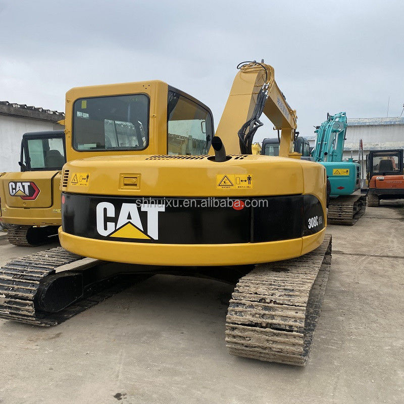 8 TONNEN GEBRAUCHTER KREISER EXKAVATOR CAT 308C Zweithander CAT 308C IN ORIGINALKOLOR