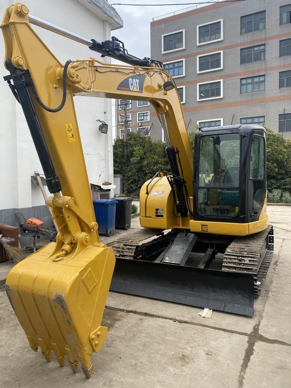8 TONNEN GEBRAUCHTER KREISER EXKAVATOR CAT 308C Zweithander CAT 308C IN ORIGINALKOLOR